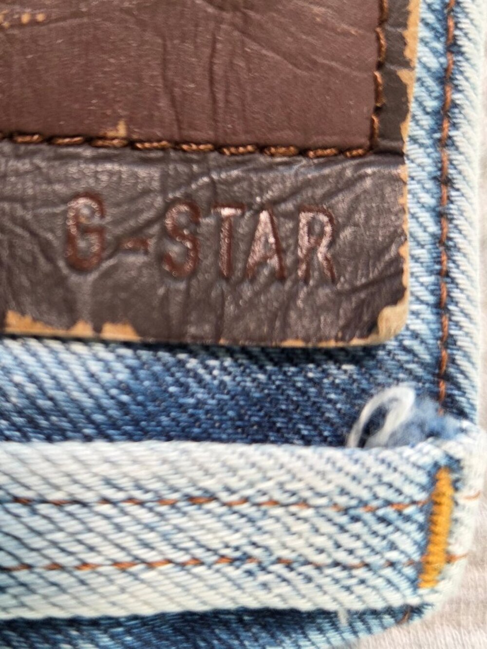 G-Star RAW ARC 3D Slim Jeans Men's 34x32 Blue Distressed Barrel Tapered Denim - Picture 7 of 14